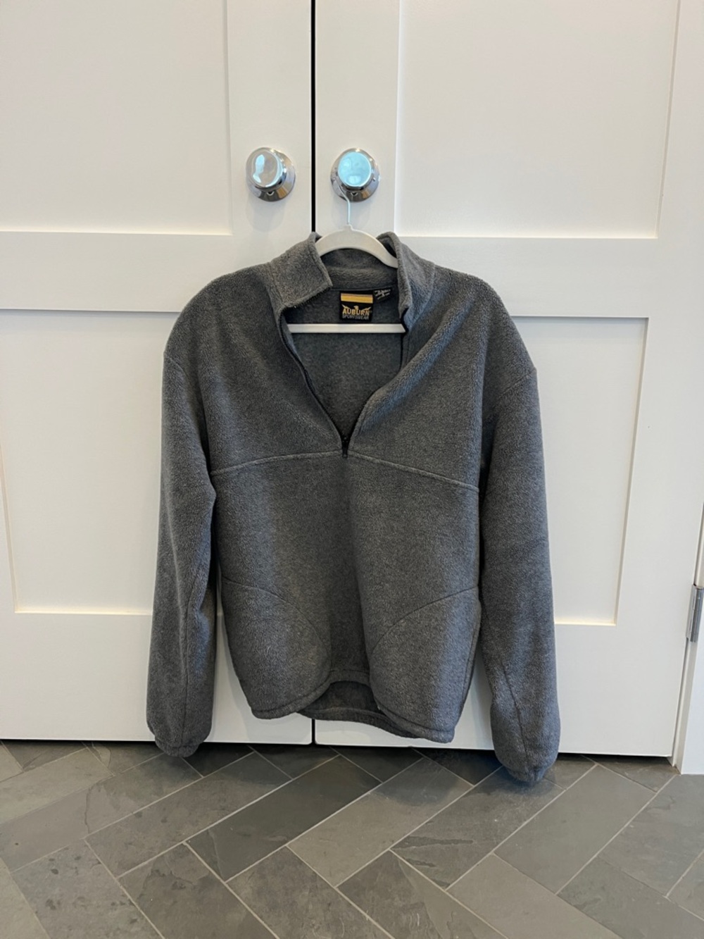 Grey Fleece Quarter Zip